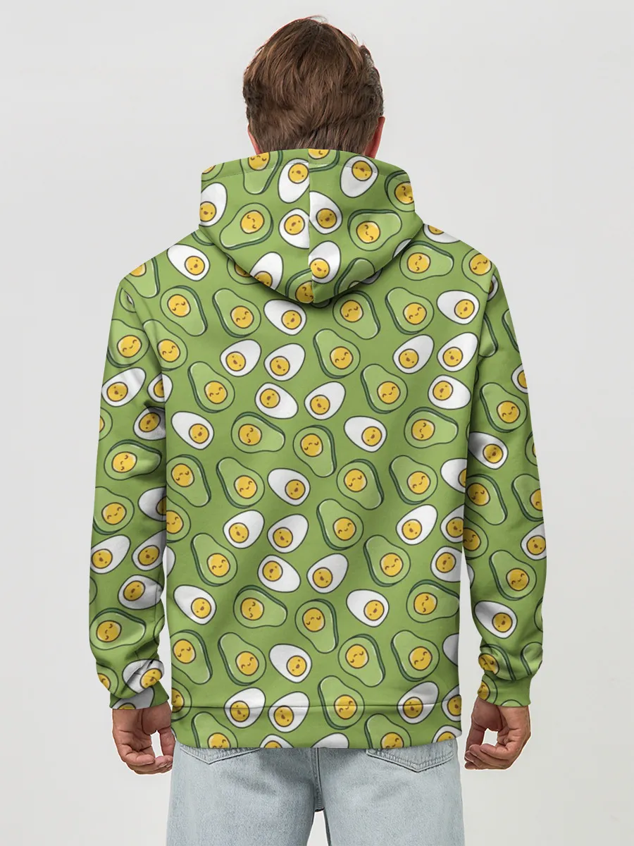 Худи мужской база хлопок / Avocado and Eggs