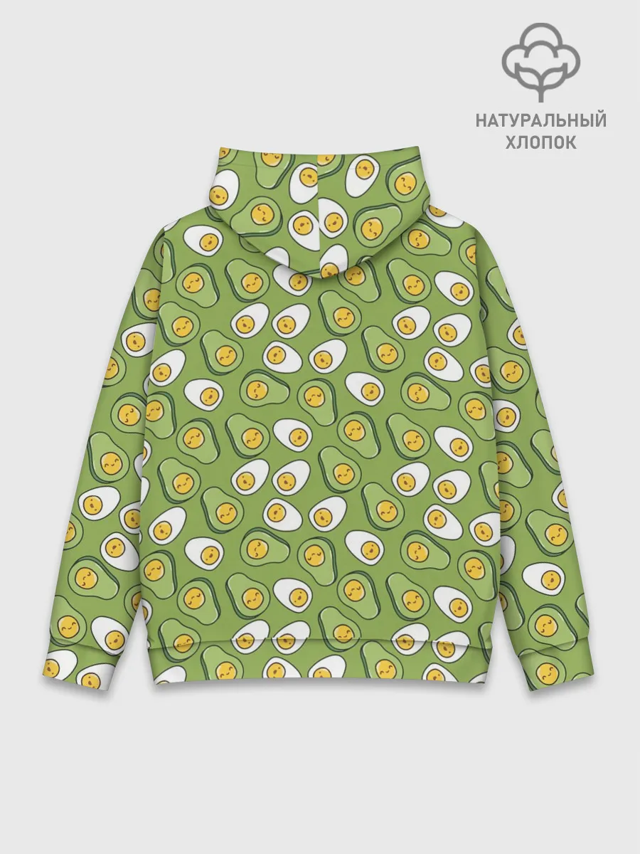 Худи мужской база хлопок / Avocado and Eggs