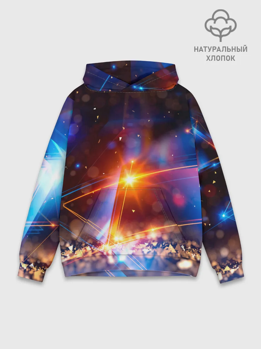 Худи мужской база хлопок / geometry light