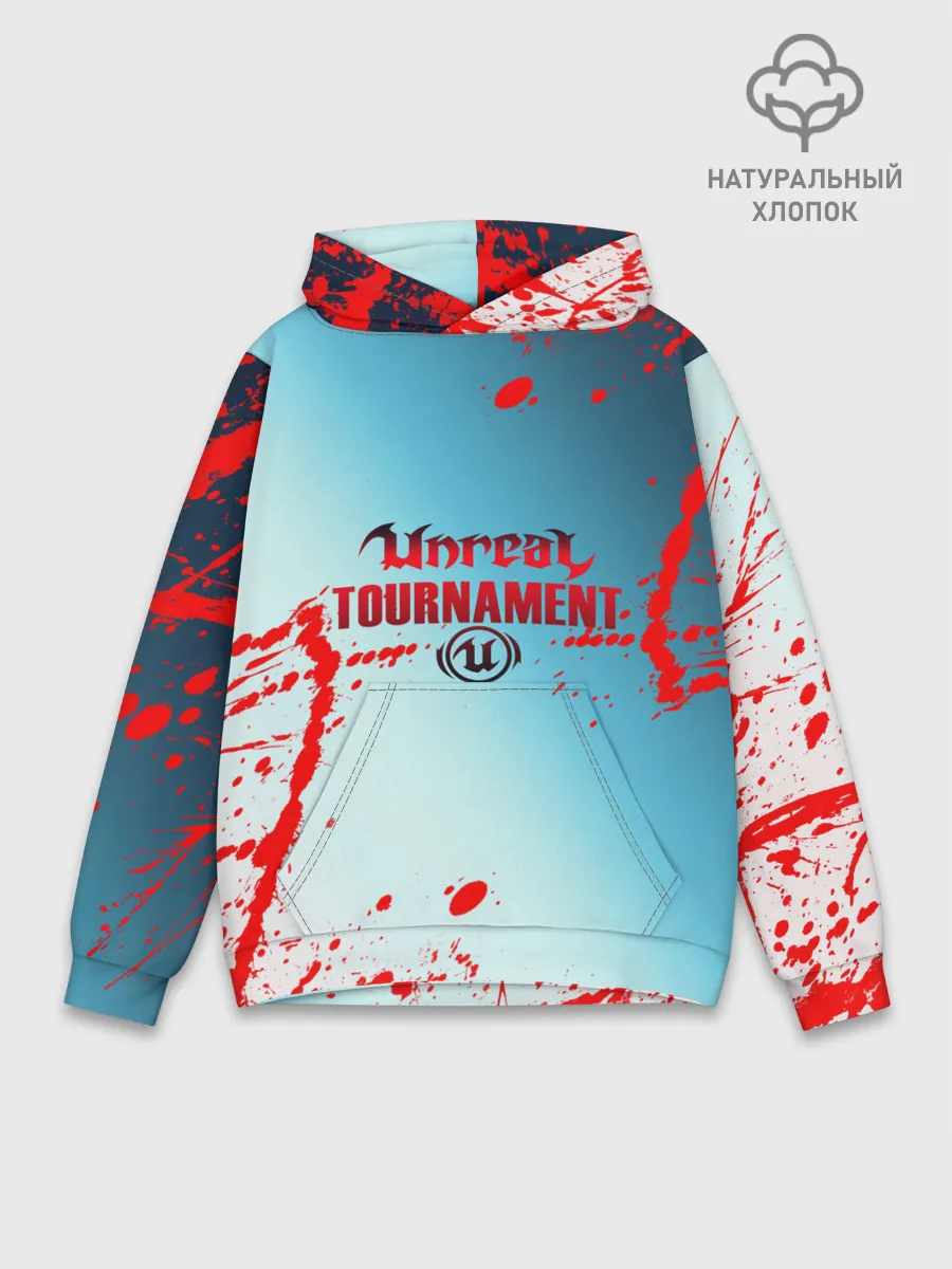 Худи мужской база хлопок / Unreal Tournament