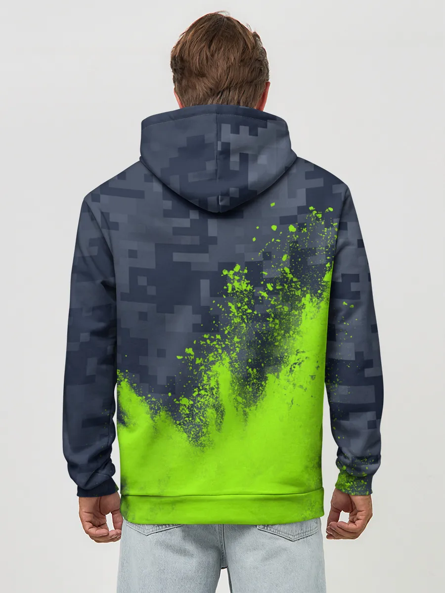 Худи мужской база хлопок / MINECRAFT / МАЙНКРАФТ