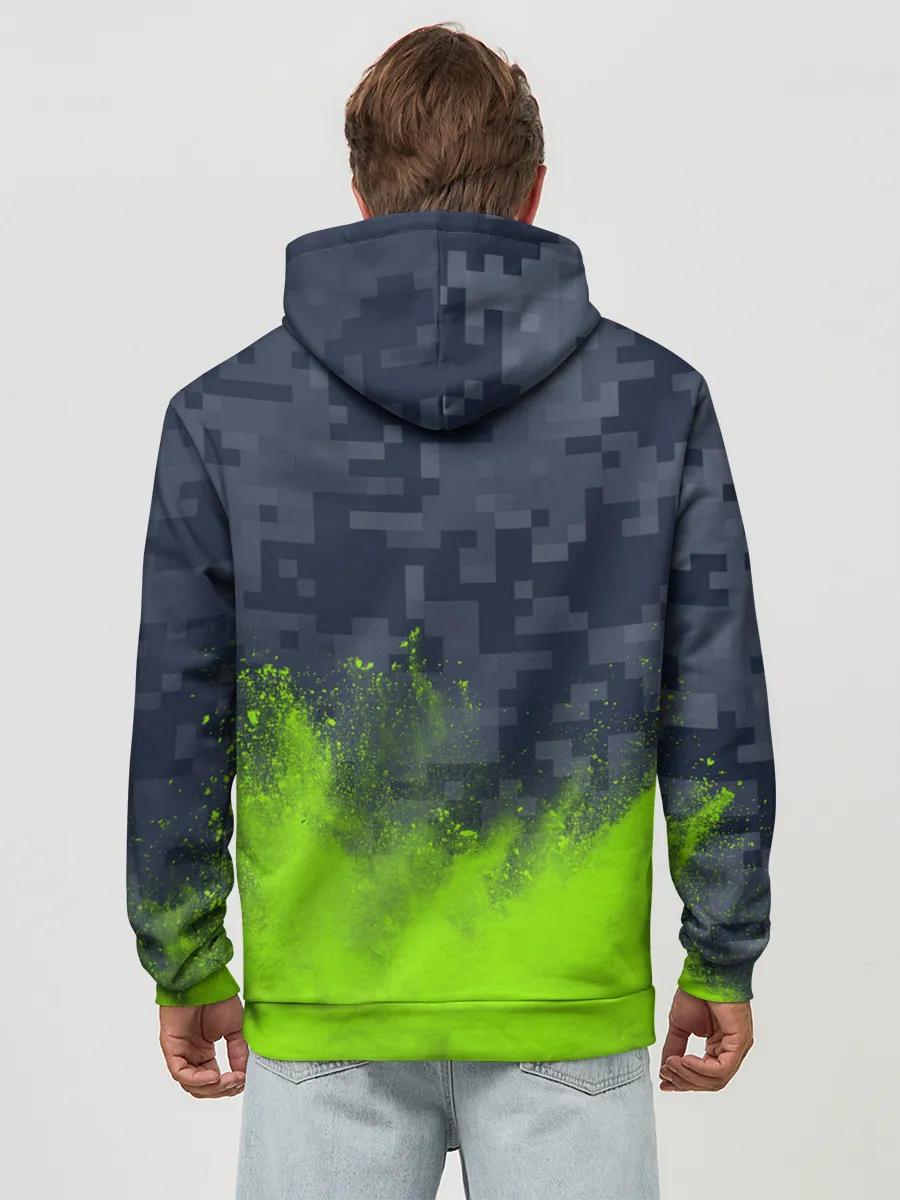 Худи мужской база хлопок / MINECRAFT / МАЙНКРАФТ