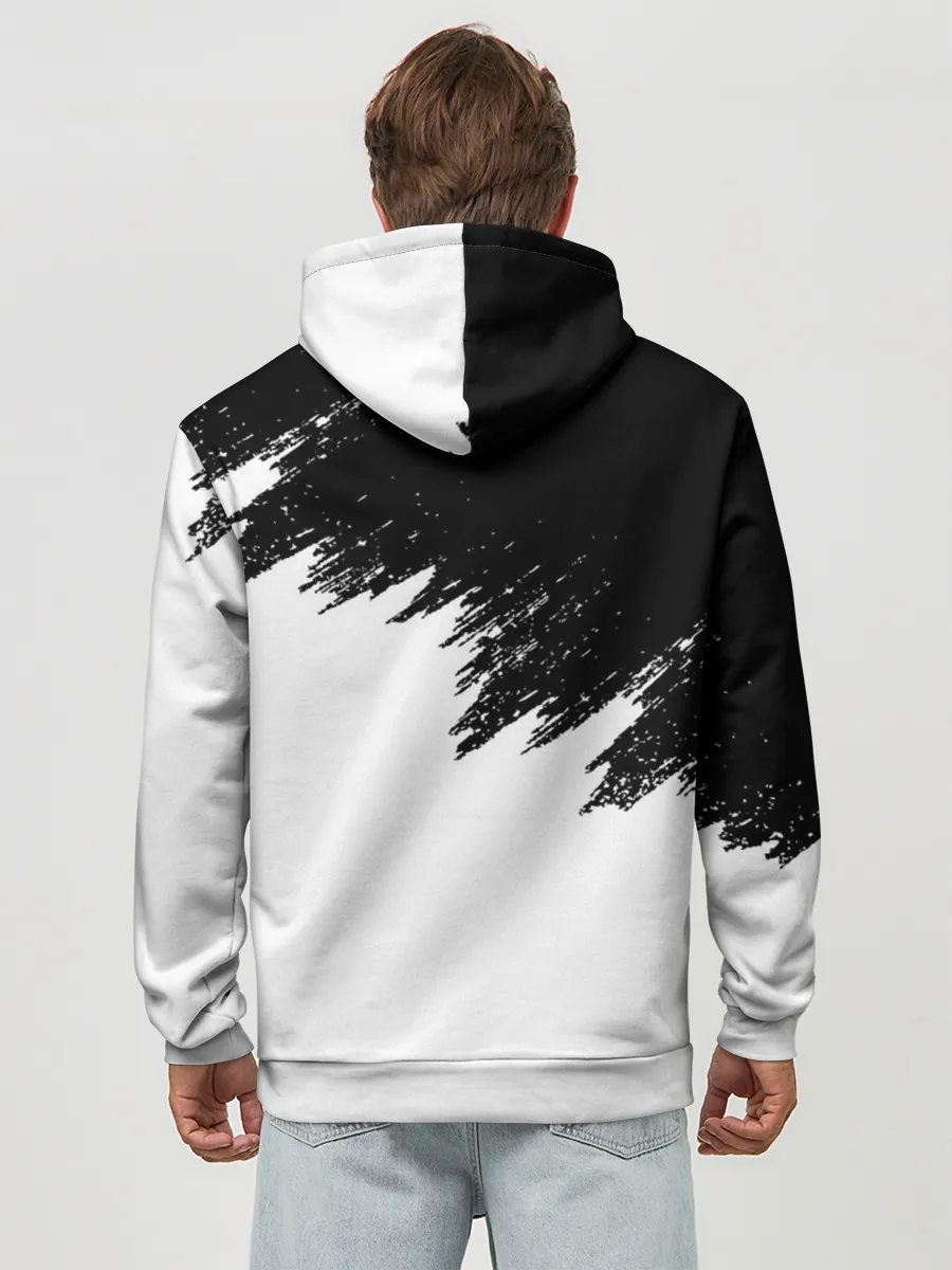 Худи мужской база хлопок / КРАСКА И НИЧЕГО ЛИШНЕГО!