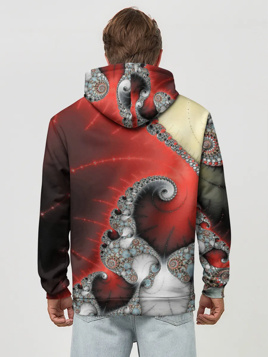 Худи мужской база хлопок / ABSTRACT&FRACTAL