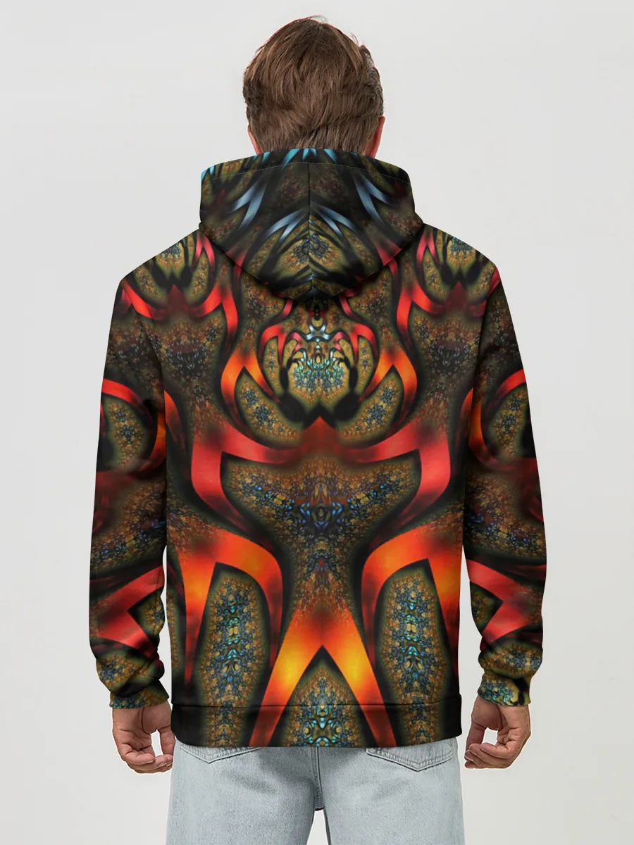 Худи мужской база хлопок / ДИКИЙ УЗОР