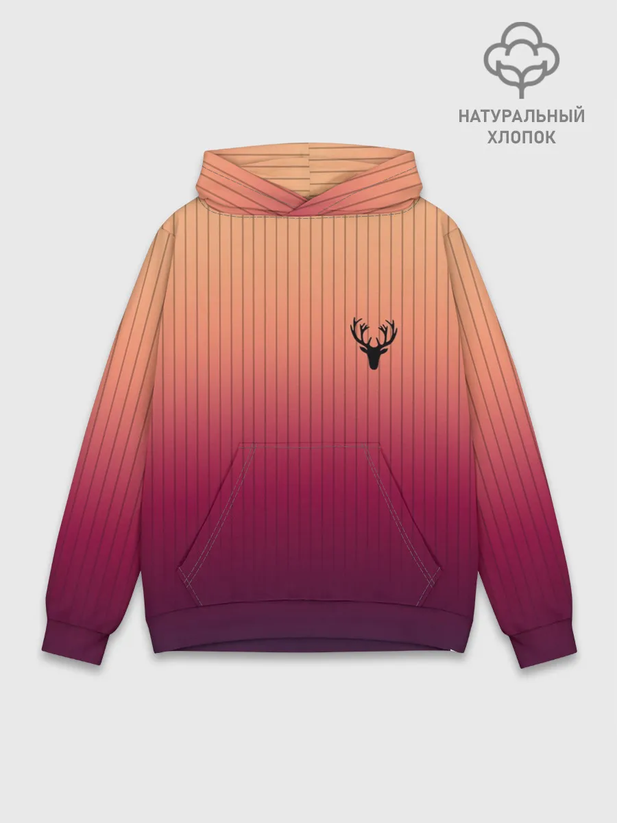 Худи мужской база хлопок / The Gradient Of Deer