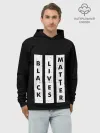 Худи мужской база хлопок / Black lives matter | BLM