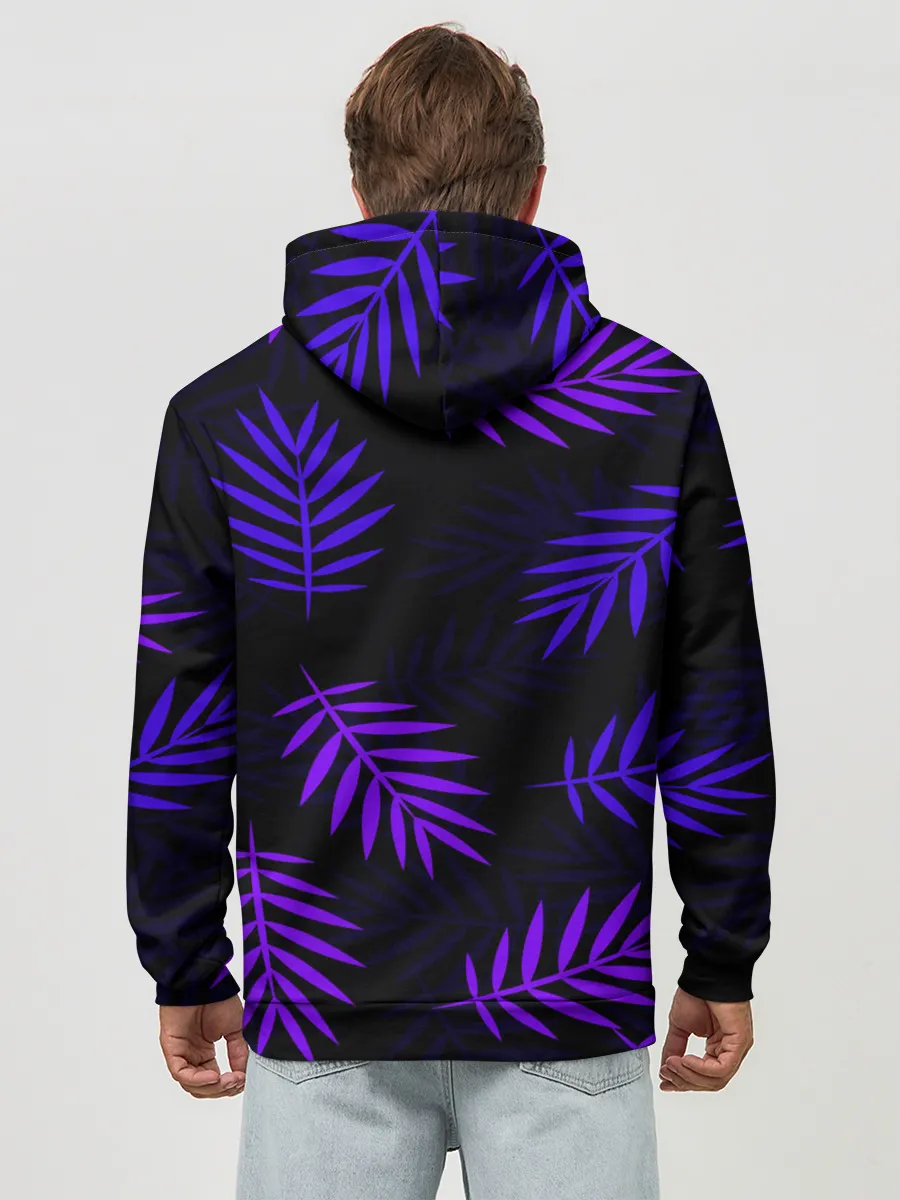 Худи мужской база хлопок / НЕОНОВЫЕ ТРОПИКИ