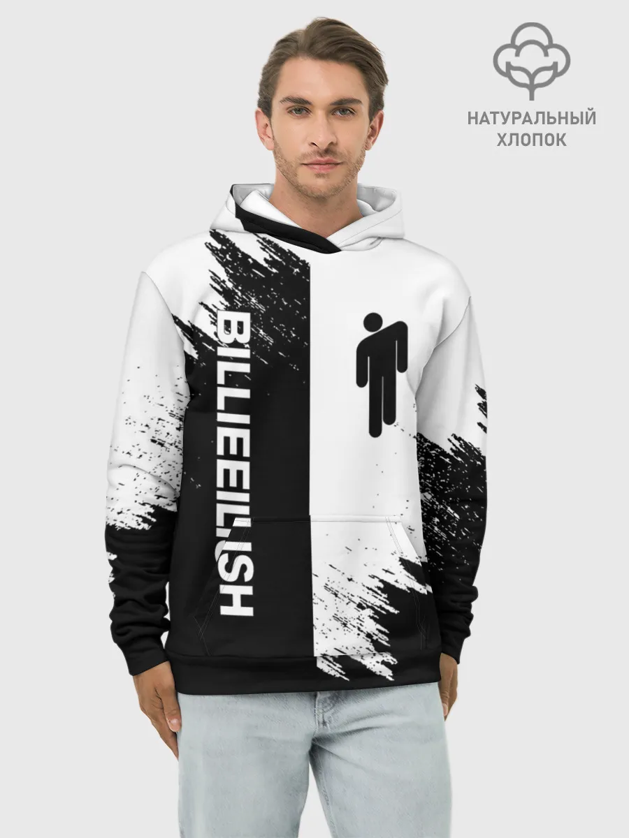 Худи мужской база хлопок / BILLIE EILISH / БИЛЛИ АЙЛИШ