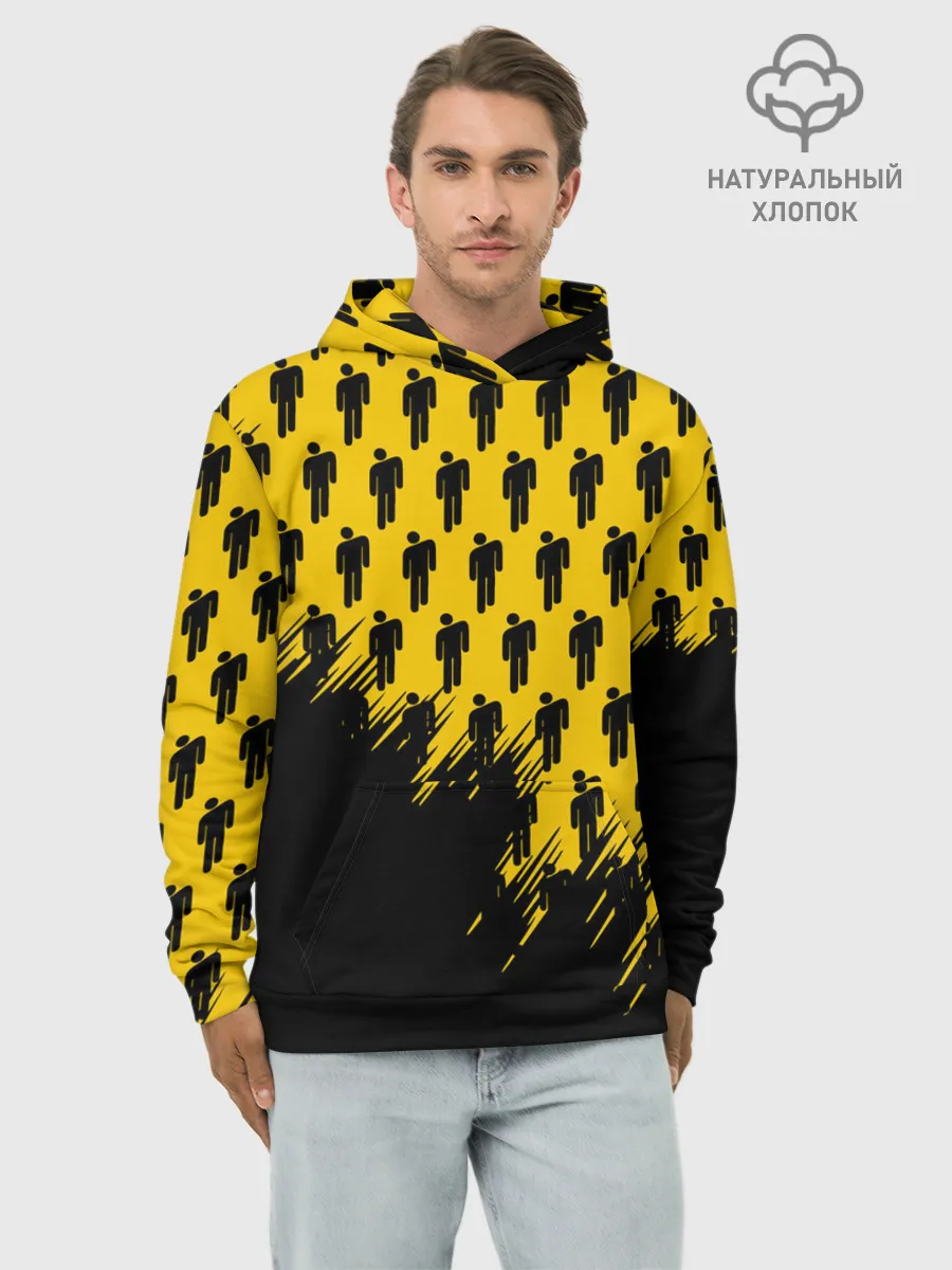 Худи мужской база хлопок / Billie Eilish.