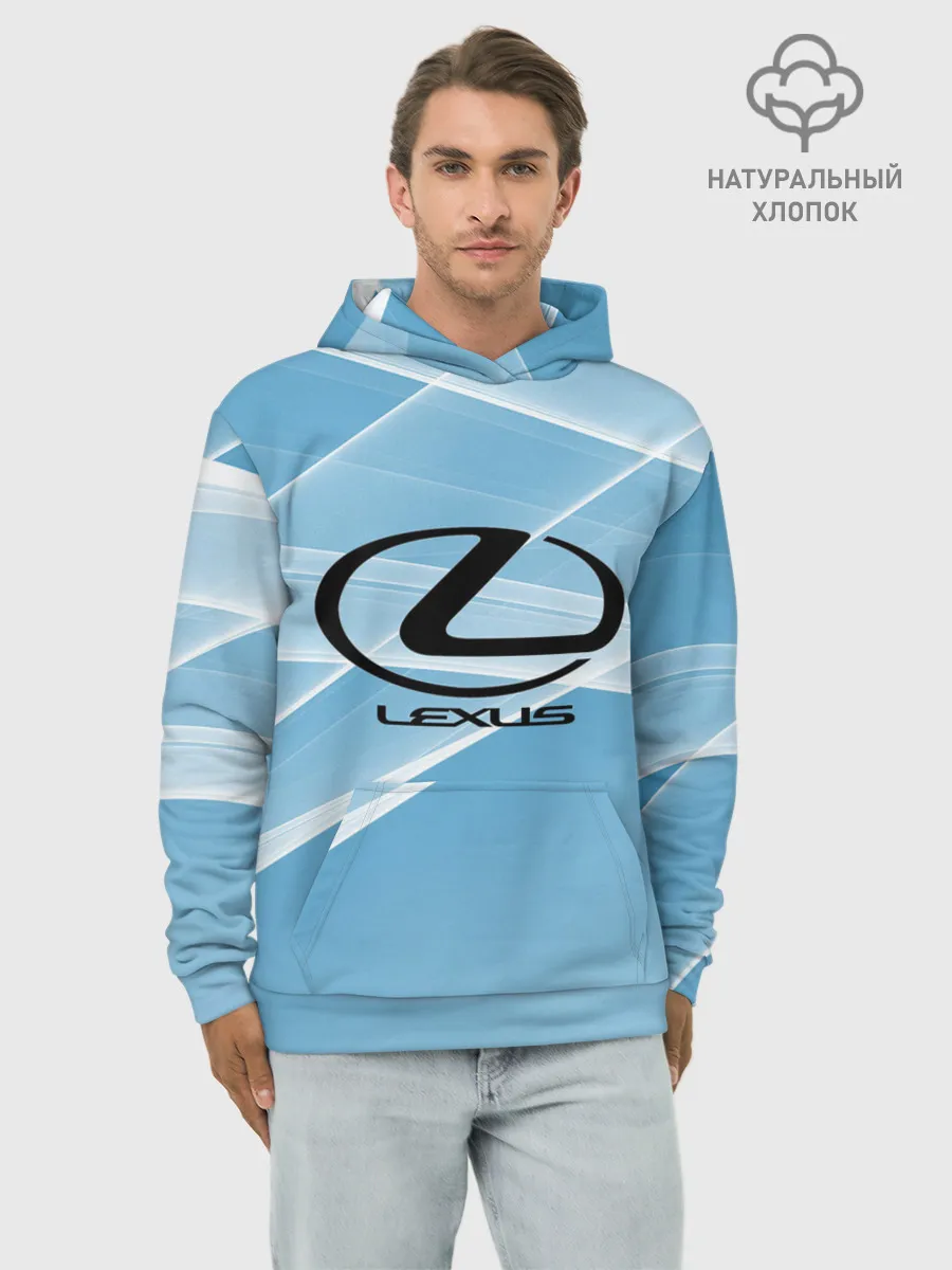 Худи мужской база хлопок / lexus