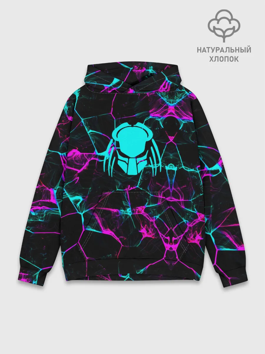 Худи мужской база хлопок / Predator