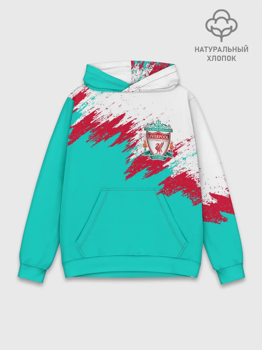Худи мужской база хлопок / LIVERPOOL | ЛИВЕРПУЛЬ