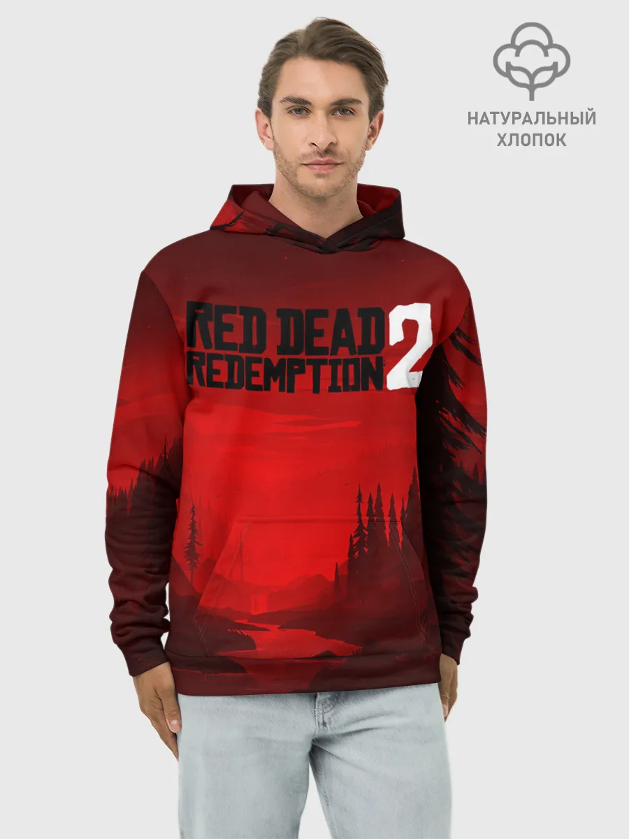 Худи мужской база хлопок / Red Dead Redemption 2