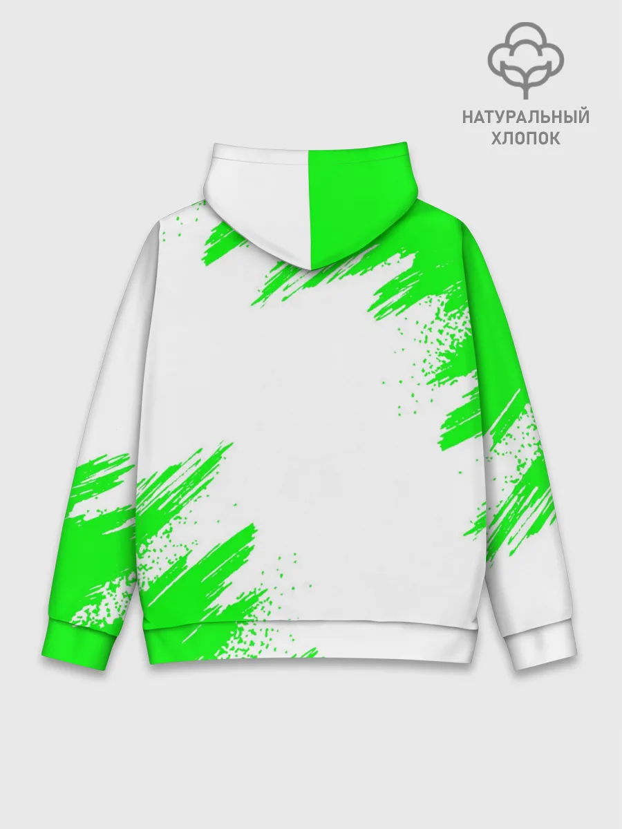 Худи мужской база хлопок / MINECRAFT CREEPER