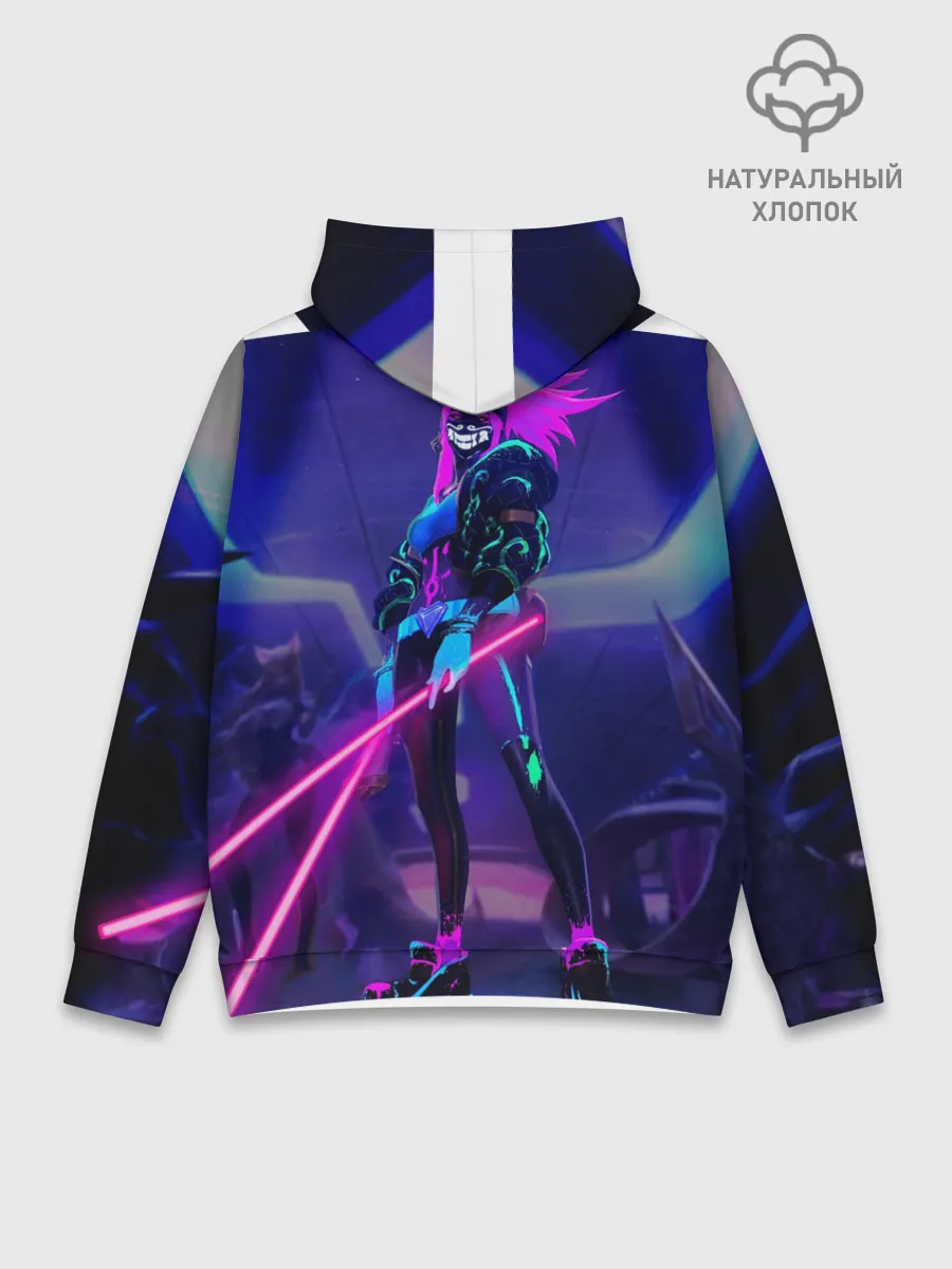 Худи мужской база хлопок / League of legends Akali KDA