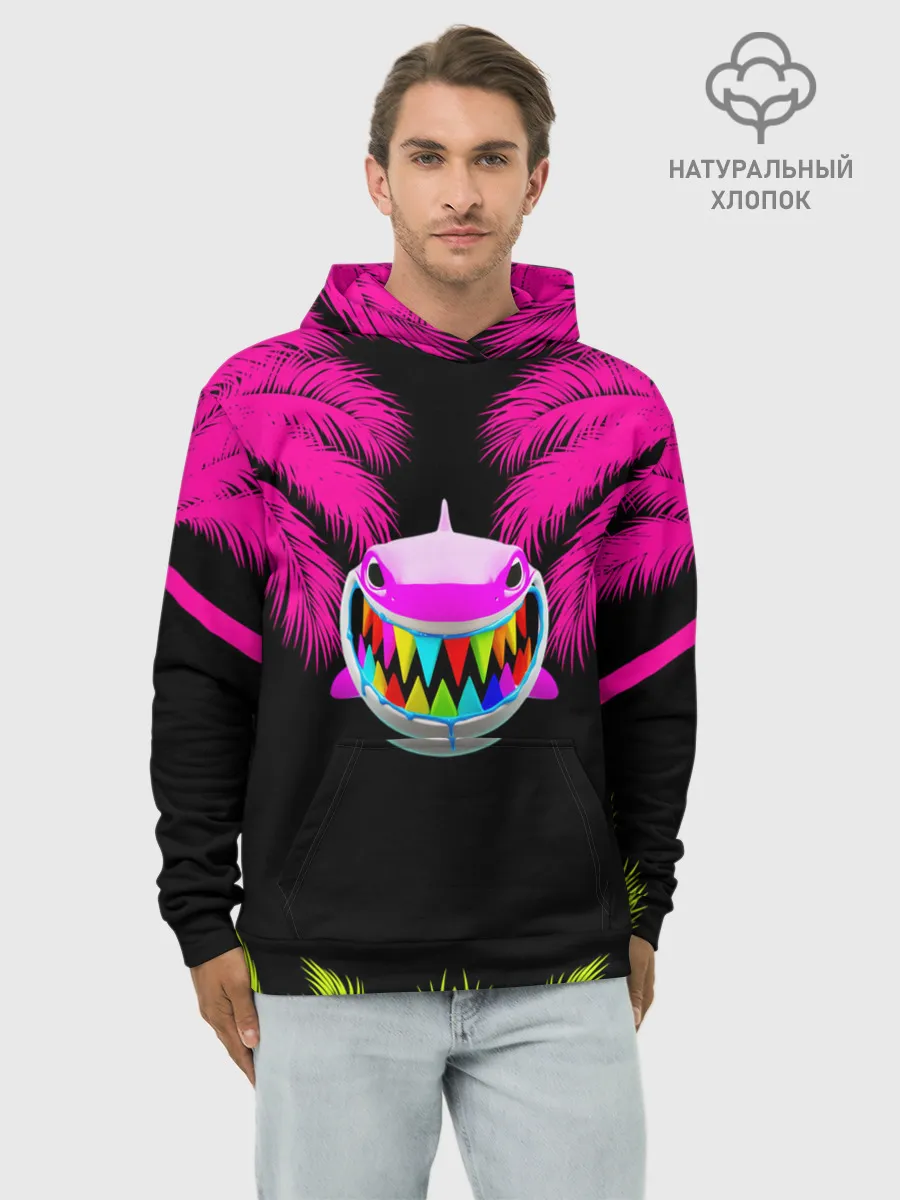 Худи мужской база хлопок / 6ix9ine