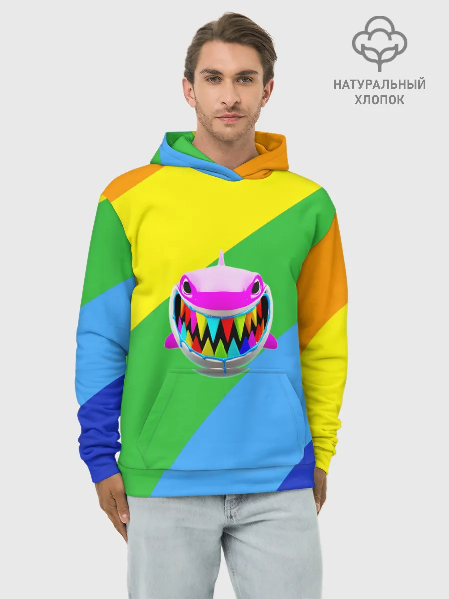 Худи мужской база хлопок / 6ix9ine