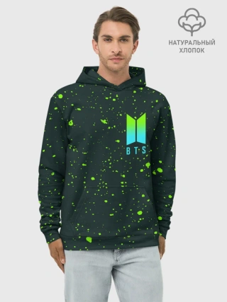Худи мужской база хлопок / BTS / БТС