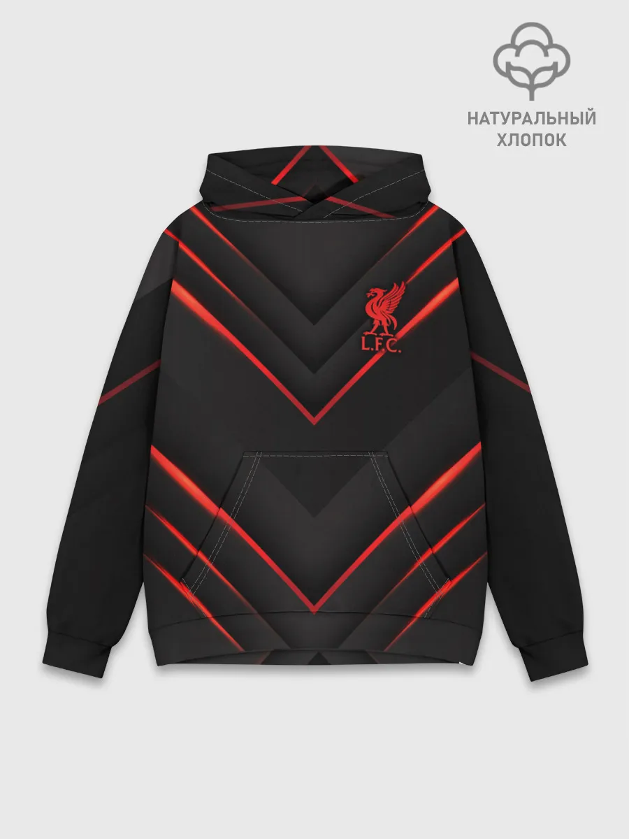 Худи мужской база хлопок / Liverpool F.C.