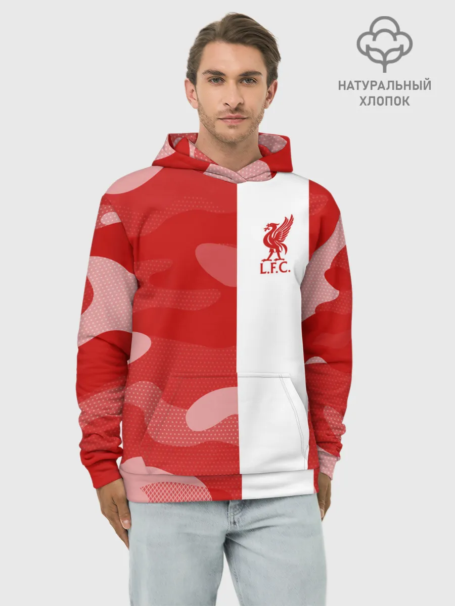 Худи мужской база хлопок / Liverpool F.C.