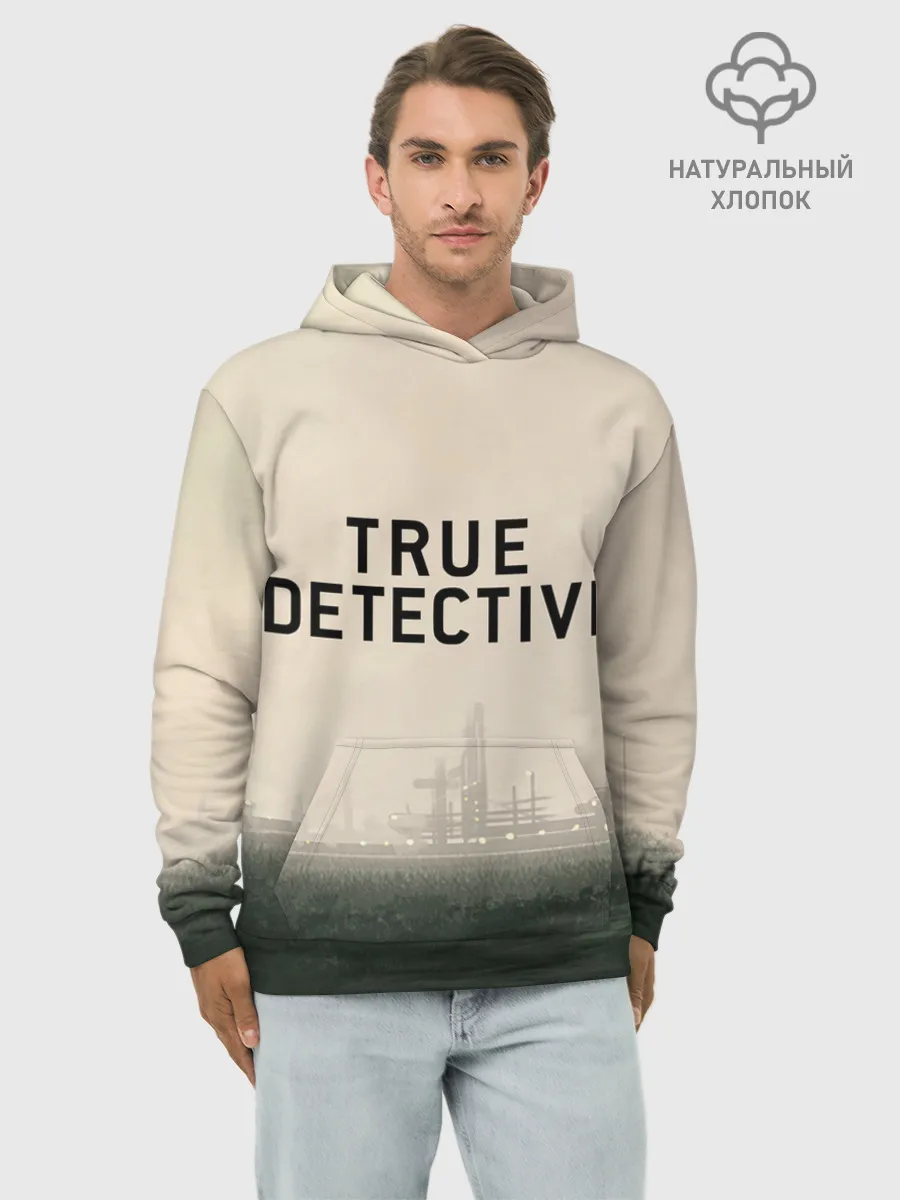 Худи мужской база хлопок / Настоящий детектив