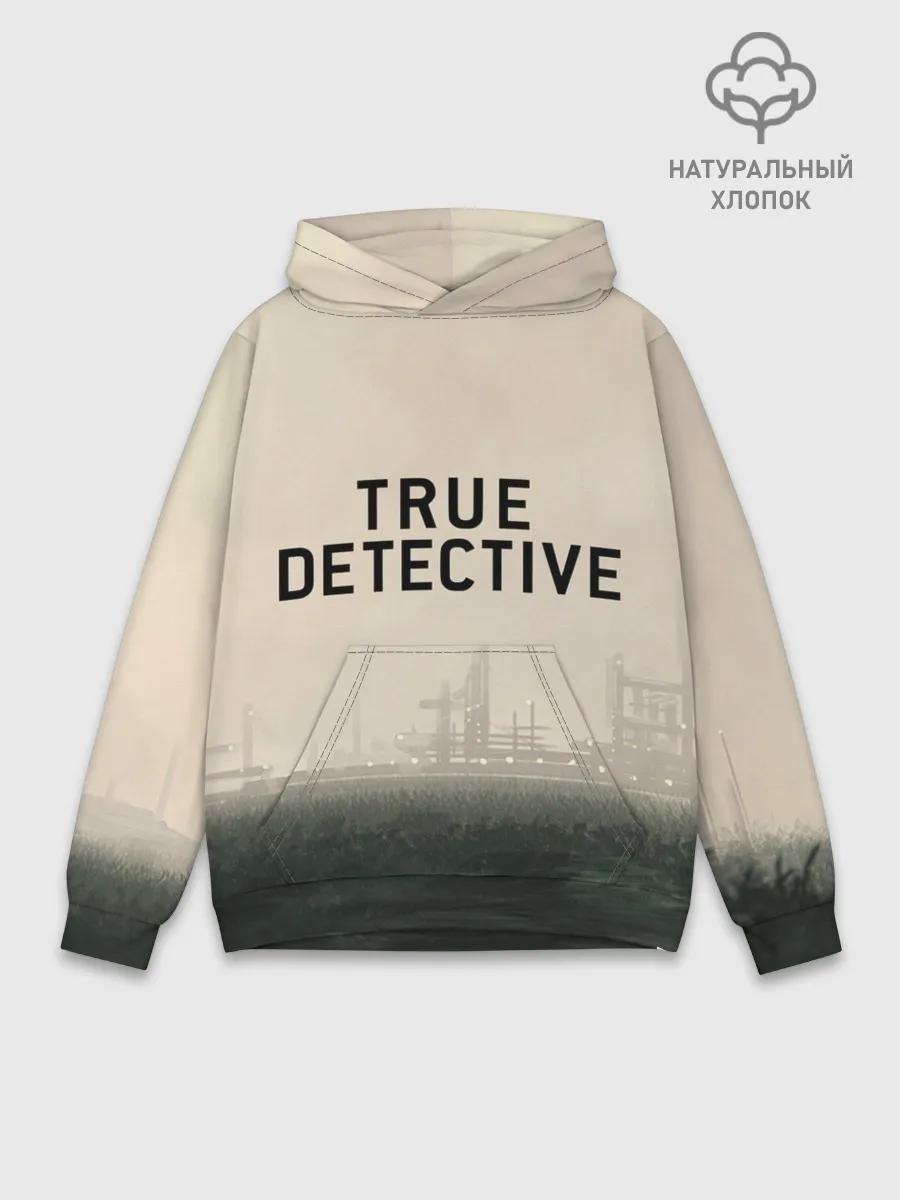 Худи мужской база хлопок / Настоящий детектив