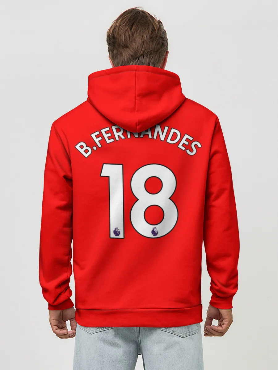 Худи мужской база хлопок / МЮ Бруно Фернандеш Fernandes