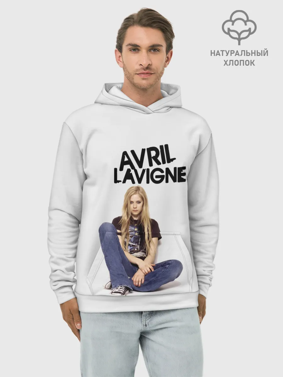 Худи мужской база хлопок / Аврил Лавин