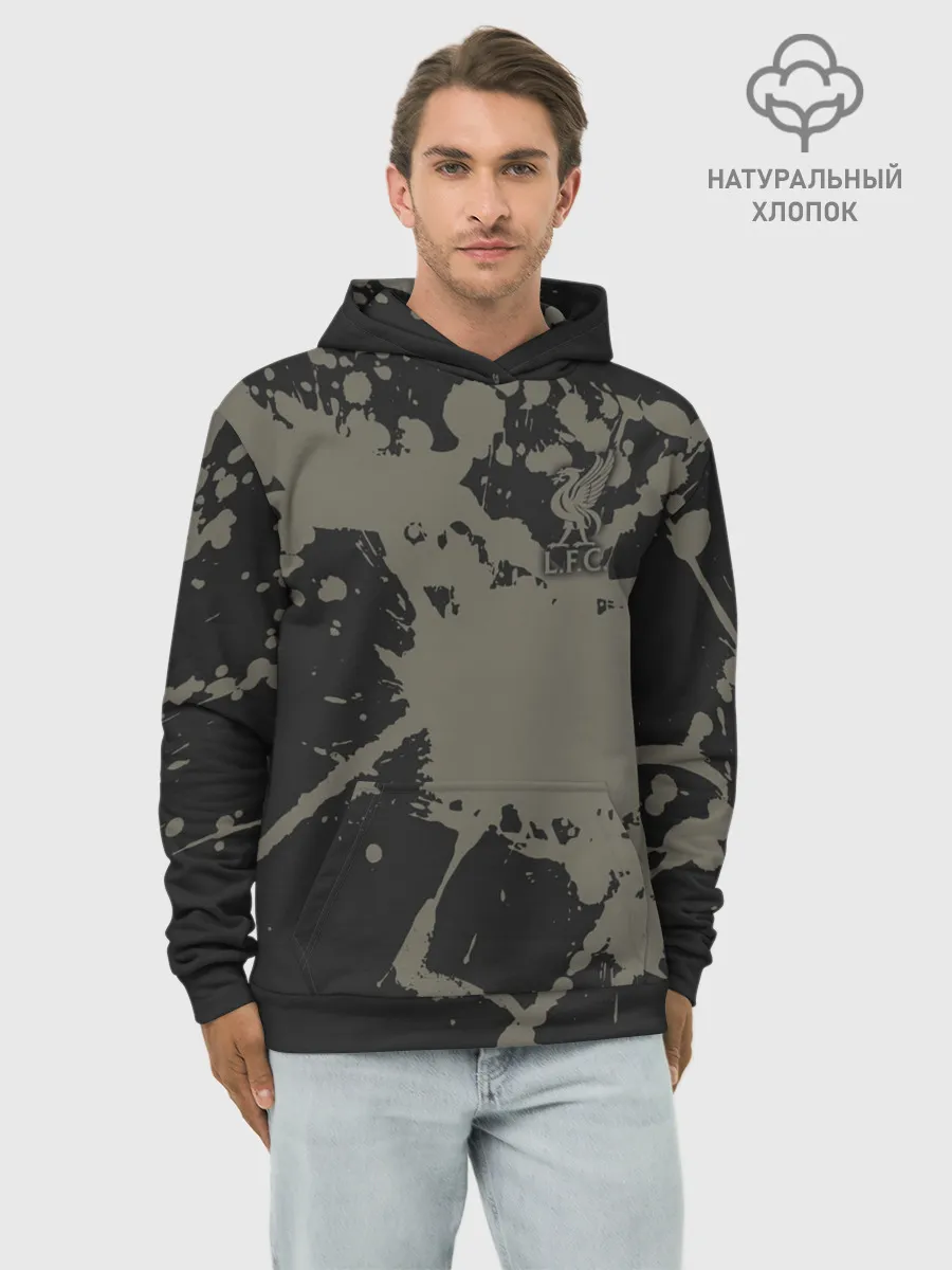 Худи мужской база хлопок / Liverpool F.C.