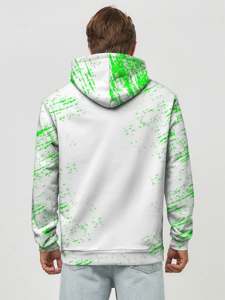 Худи мужской база хлопок / MINECRAFT CREEPER