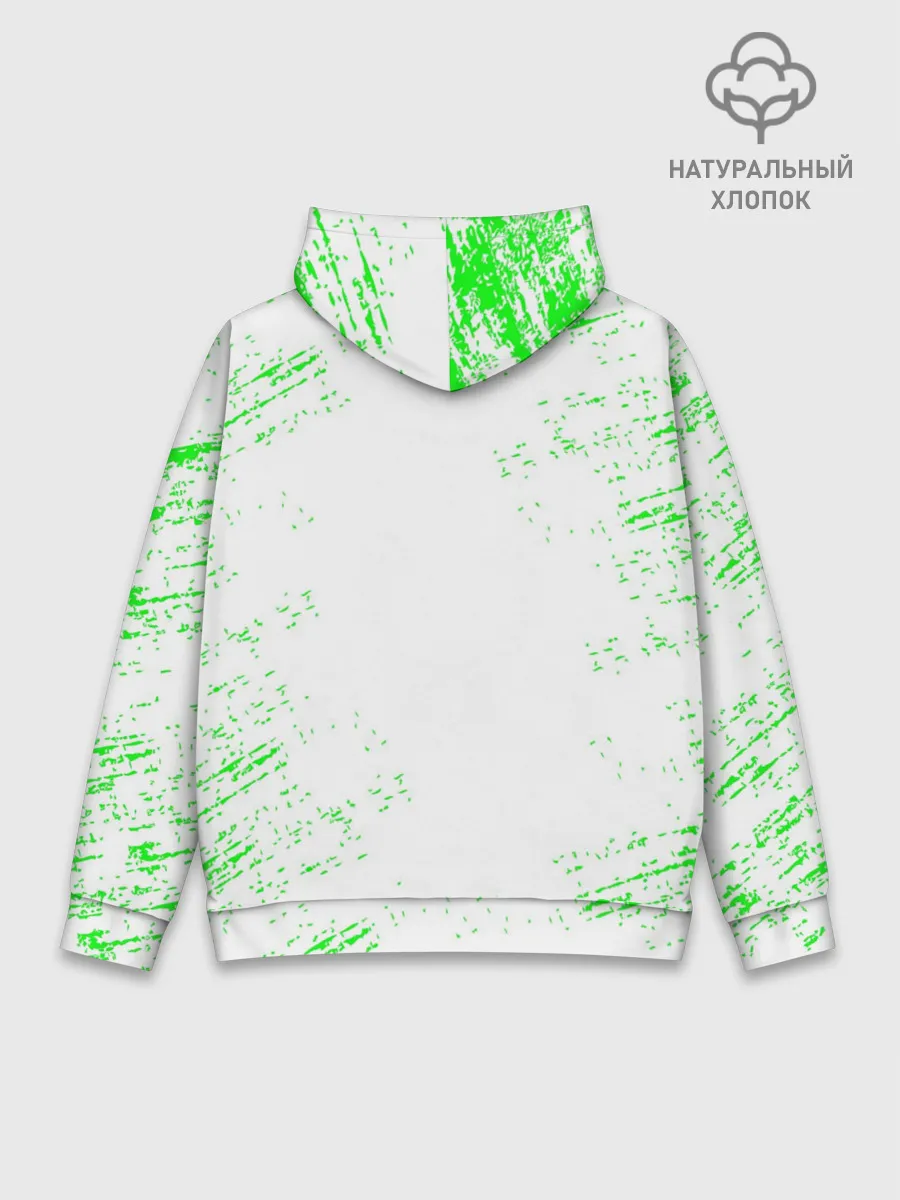 Худи мужской база хлопок / MINECRAFT CREEPER