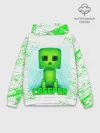 Худи мужской база хлопок / MINECRAFT CREEPER