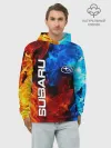 Худи мужской база хлопок / SUBARU