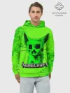 Худи мужской база хлопок / MINECRAFT CREEPER CAT