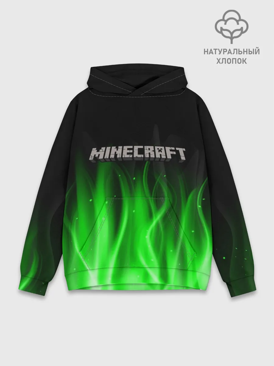 Худи мужской база хлопок / MINECRAFT