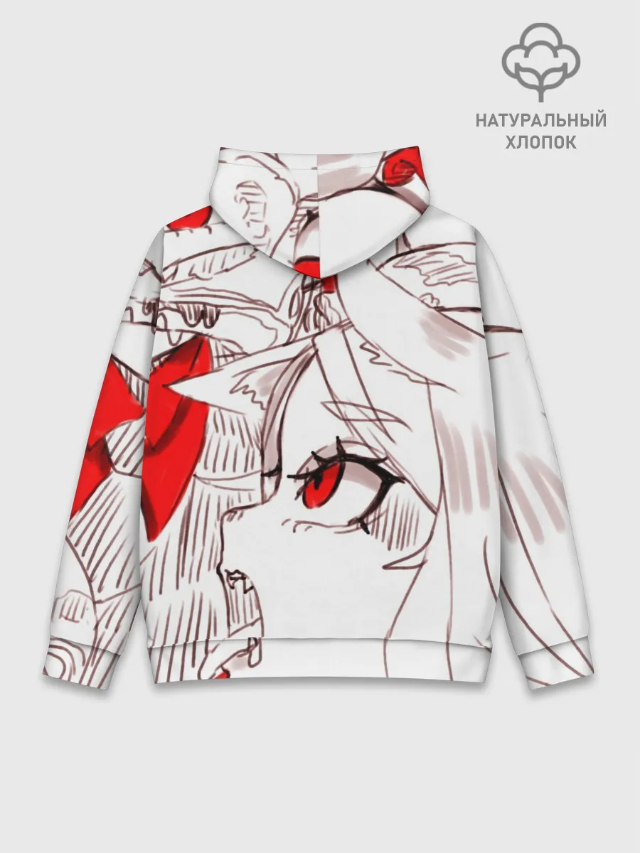 Худи мужской база хлопок / Люцифер. HELLTAKER