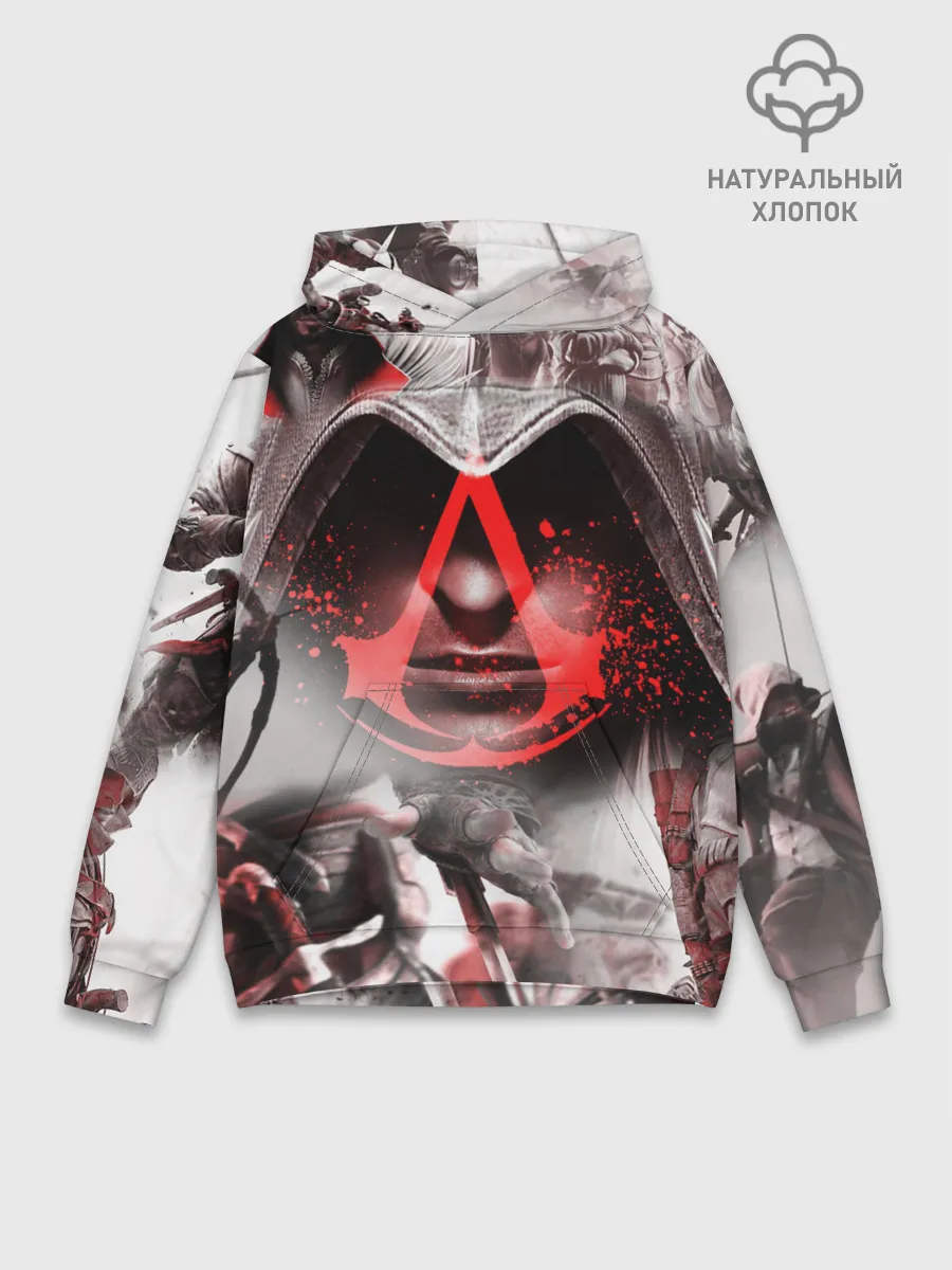 Худи мужской база хлопок / ASSASSINS CREED