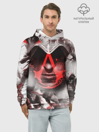 Худи мужской база хлопок / ASSASSINS CREED