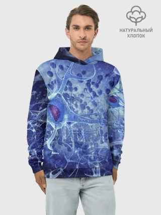 Худи мужской база хлопок / ВИРУС