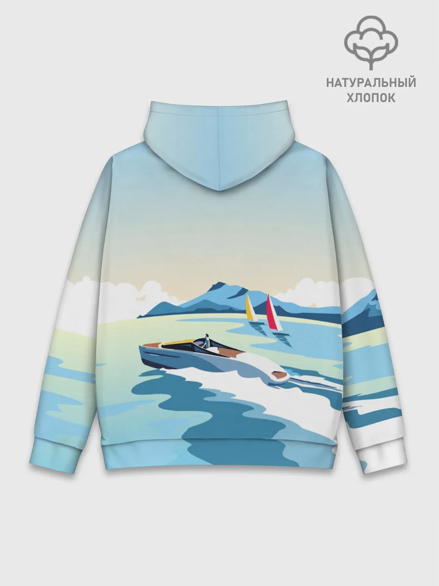 Худи мужской база хлопок / Лето