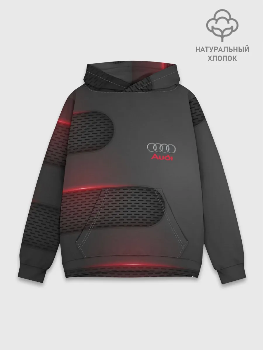 Худи мужской база хлопок / AUDI