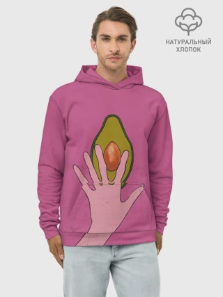 Худи мужской база хлопок / avocado