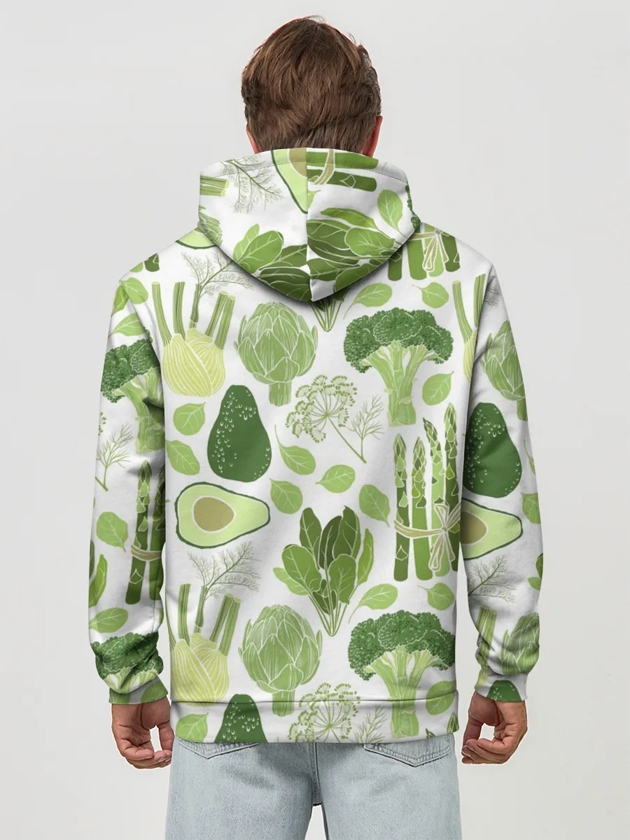 Худи мужской база хлопок / овощи