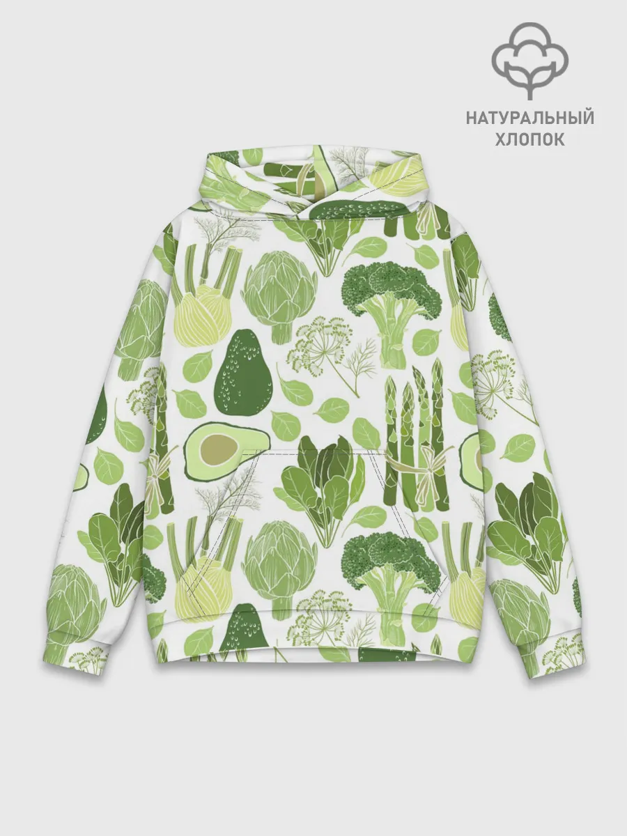 Худи мужской база хлопок / овощи