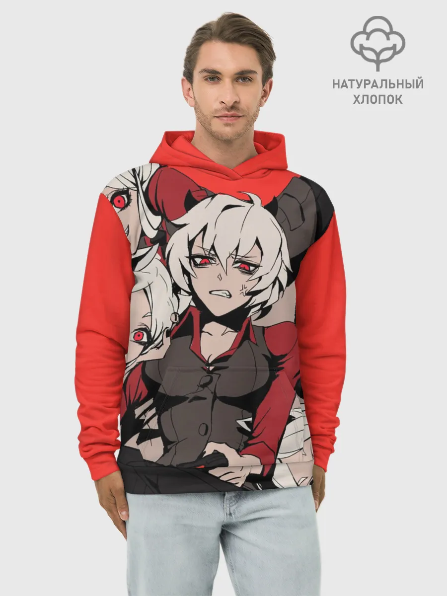 Худи мужской база хлопок / Хеллтейкер персонажи