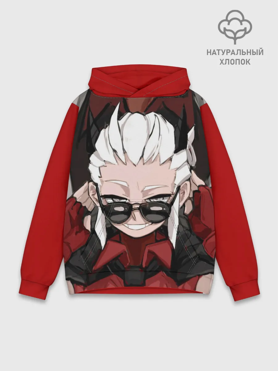 Худи мужской база хлопок / Справедливость Хеллтейкер