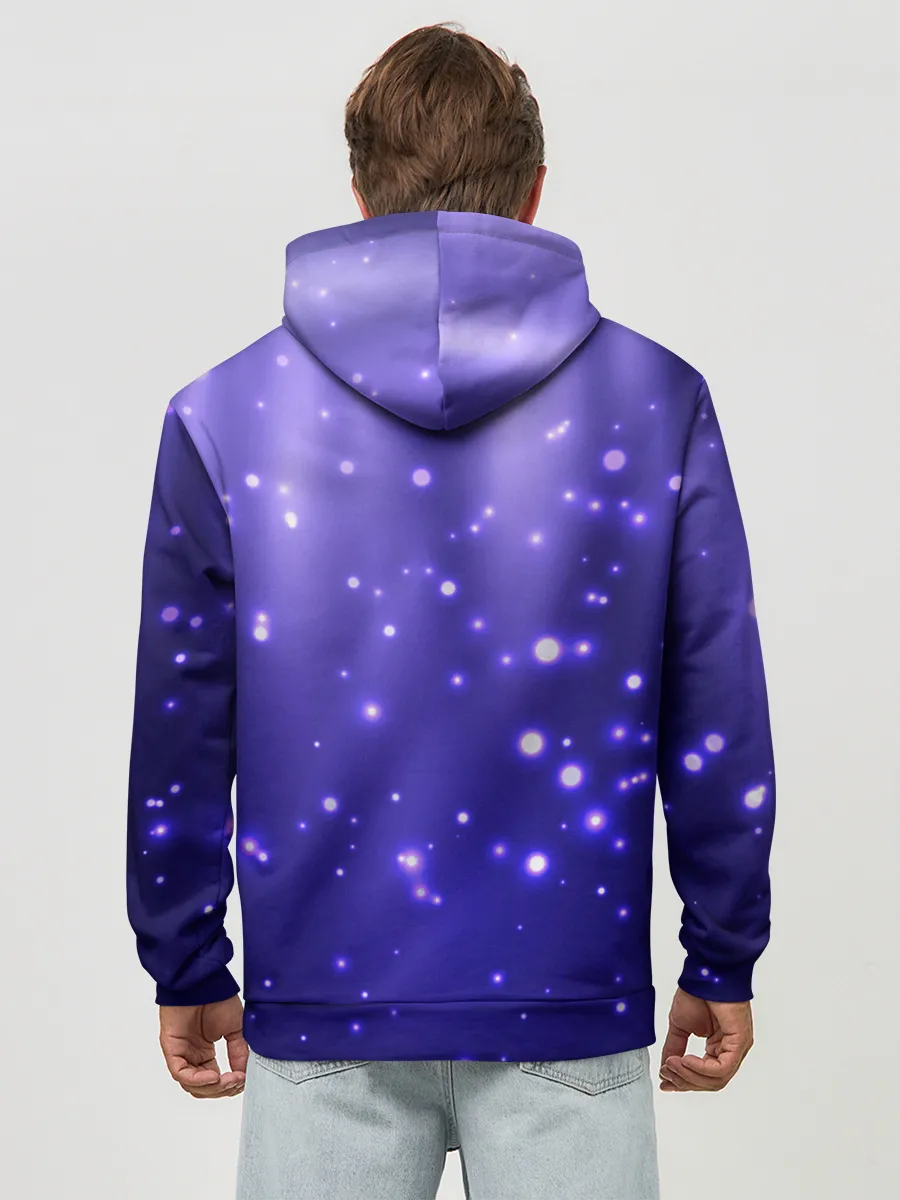 Худи мужской база хлопок / Мерцающие Светлячки