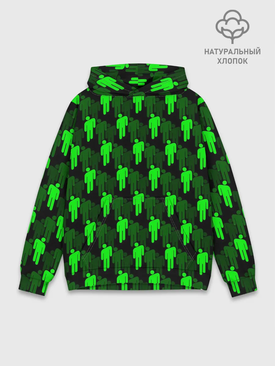 Худи мужской база хлопок / BILLIE EILISH