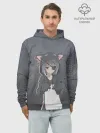 Худи мужской база хлопок / Catgirl sadness